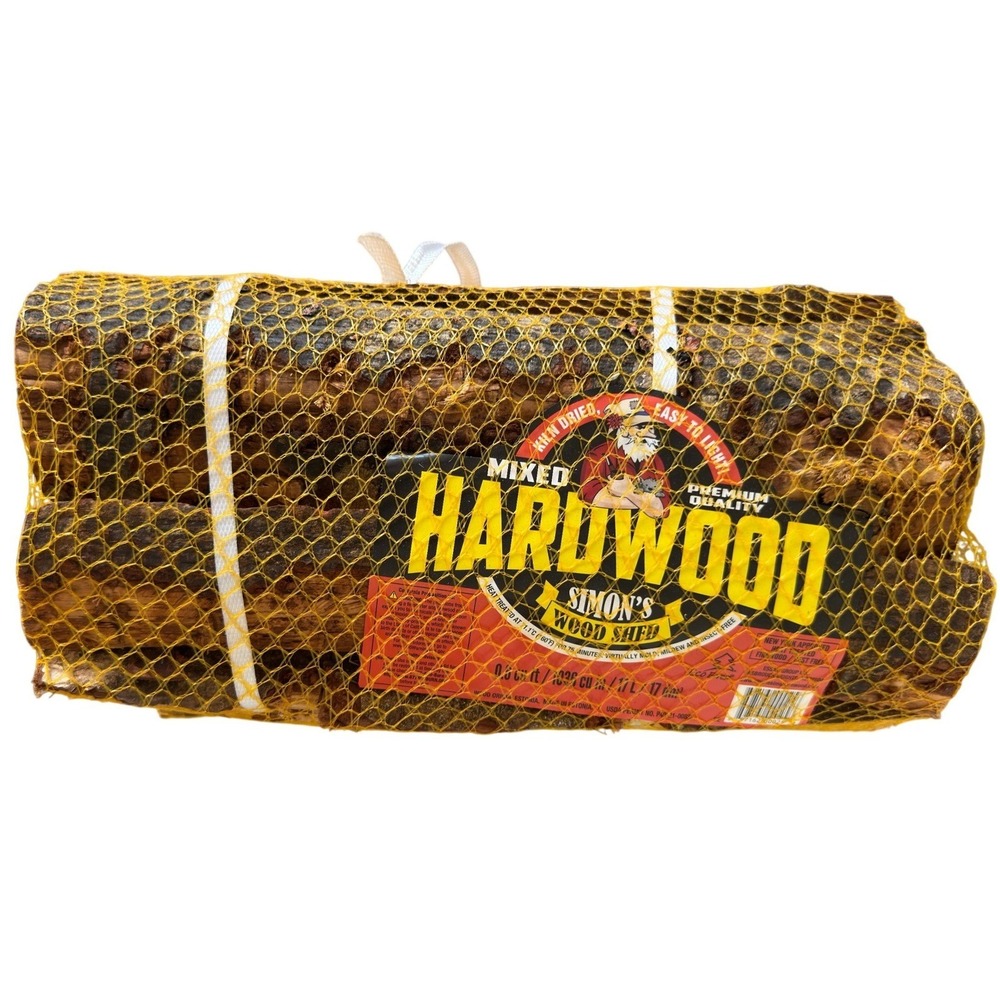 Simon's Wood Shed Mixed Hardwood Kiln Dried Firewood Bundle 0.6 Cu Ft Premium
